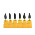 high quality black ceramic nail drill bit manicure milling cutter